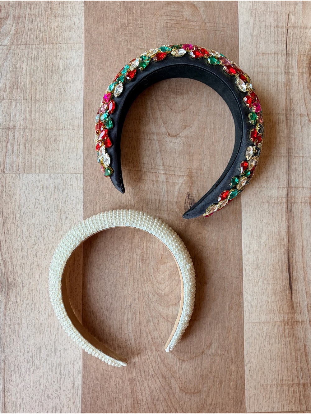 NWOT Vibrant Multi-Color Crystal Gemstone Statement Headband - Women Accessories - Picture 2 of 8
